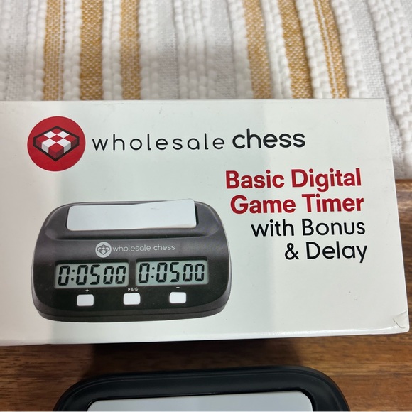 Wholesale Chess Basic Digital Chess Clock & Game Timer with Bonus and Delay - Picture 11 of 15